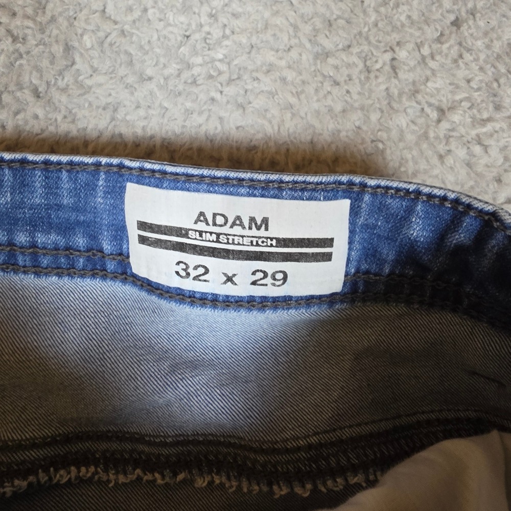 Buffalo David Bitton Jeans Mens 32x29 Adam Slim Stretch Blue Excellent Denim - Picture 7 of 9